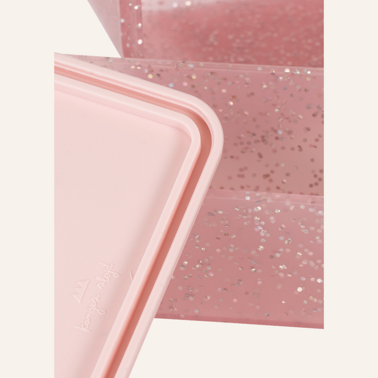 Konges Sløjd Konges Slojd Lunch box glitter - Cherry glitter