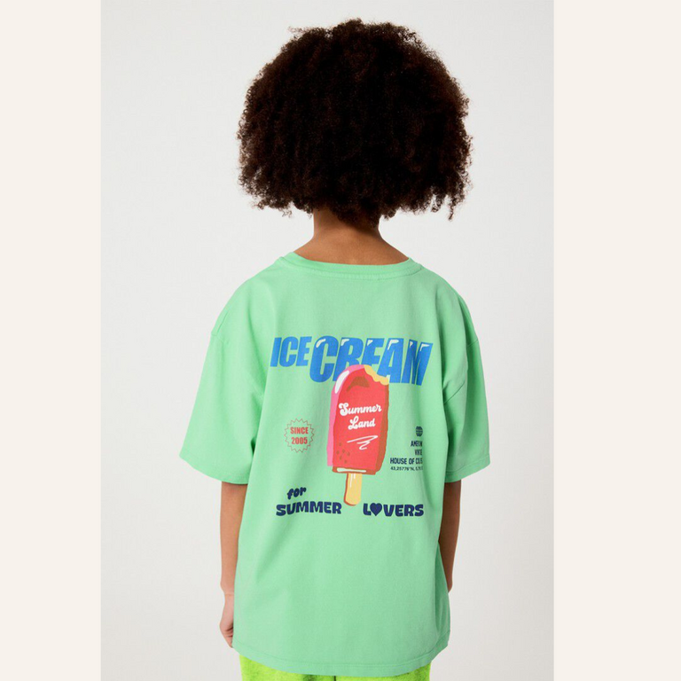 American Vintage American Vintage T-shirt Fizvalley - Amandier vintage