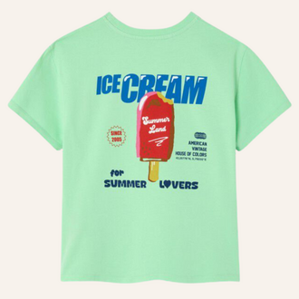 American Vintage American Vintage T-shirt Fizvalley - Amandier vintage