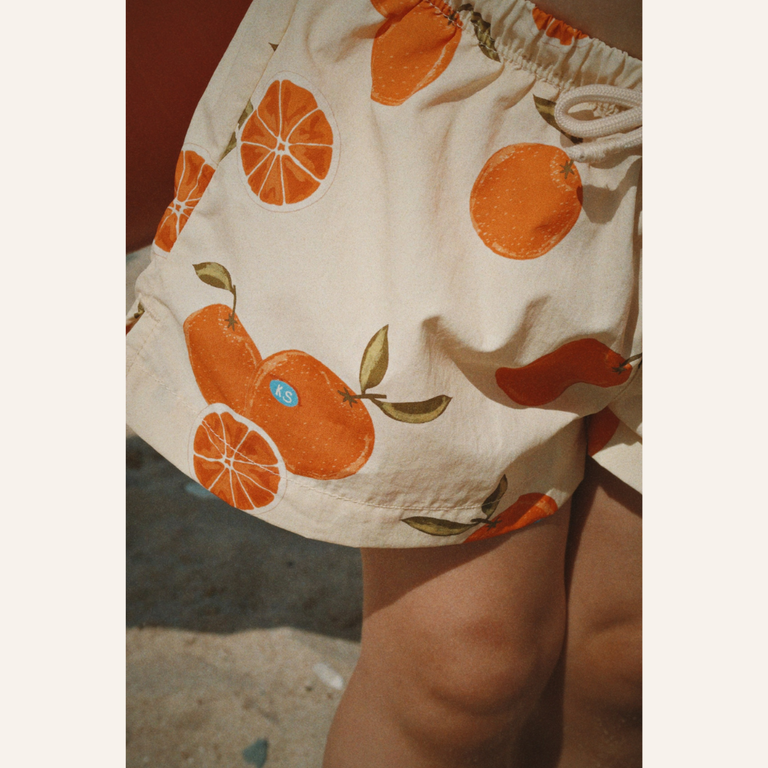 Konges Sløjd Konges Slojd Pomio swim short - Arancia
