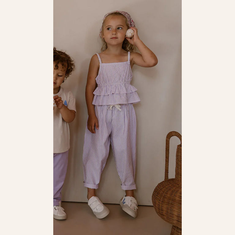 Navy Natural Navy Natural Mex Pants | Lila stripe