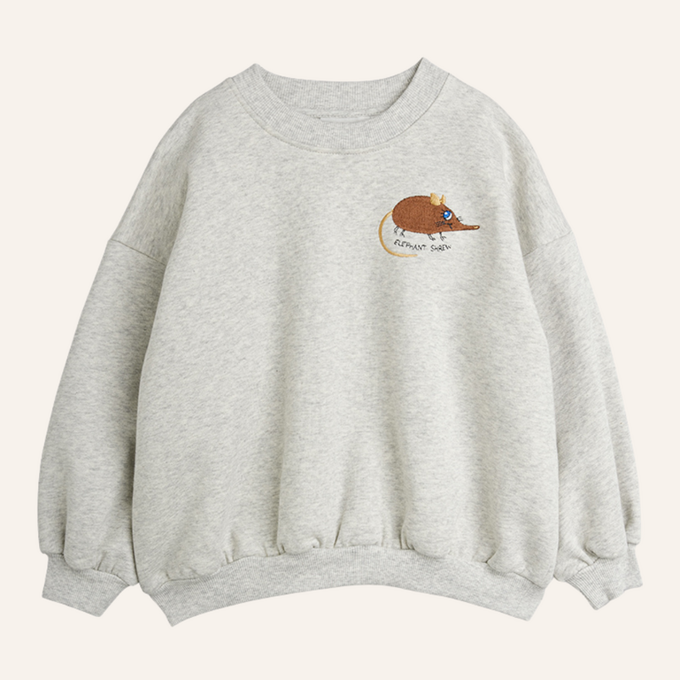 Mini Rodini Mini Rodini Elephant Shrew sweatshirt - Grey