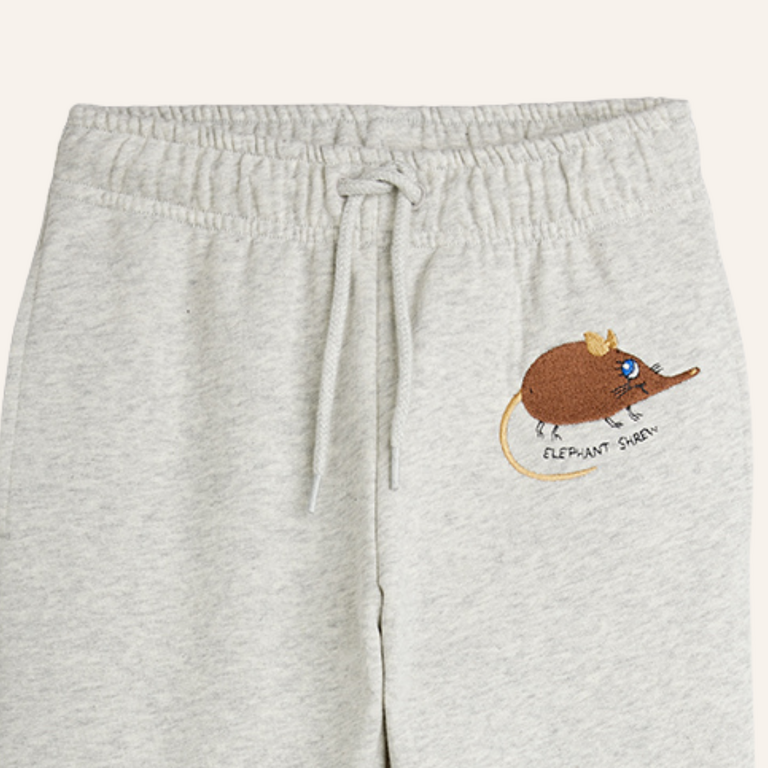 Mini Rodini Mini Rodini Elephant Shrew sweatpants - Grey