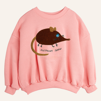 Mini Rodini Mini Rodini Elephant Shrew Chenille sweatshirt - Pink