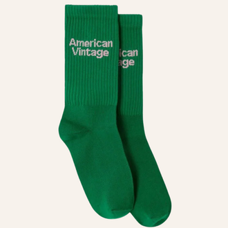 American Vintage AMV Kid socks clypsun - Green
