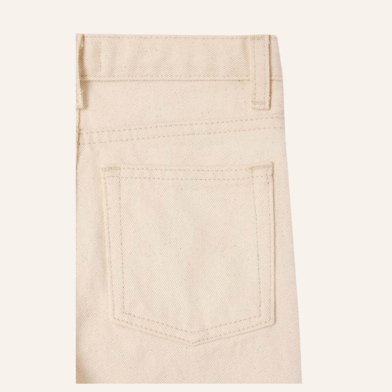 American Vintage AMV Kids 5 pocket snopdog - Ecru