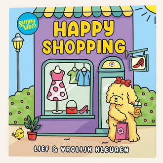 Kleurboek Sunny vibes - Happy Shopping