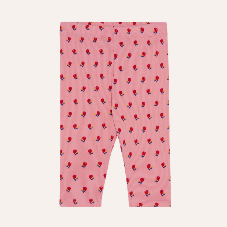 The Campamento The Campamento Flowers Baby Leggings | Pink