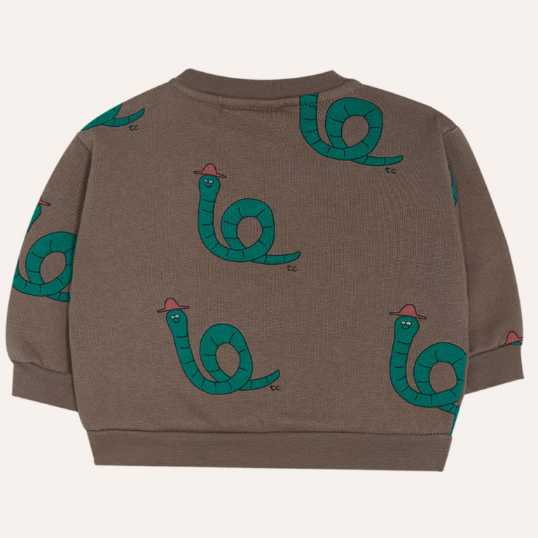 The Campamento The Campamento Snakes Baby Sweatshirt | Brown