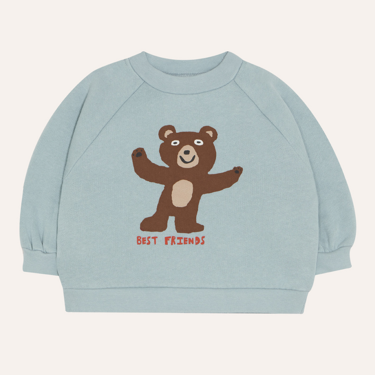 The Campamento The Campamento Bear Baby Sweatshirt | Light Blue