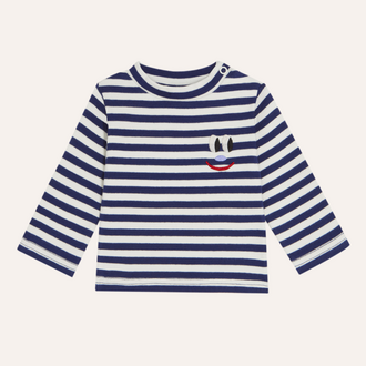 The Campamento The Campamento Stripes Baby Longsleeve | Blue