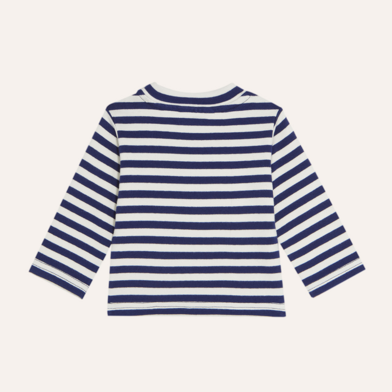 The Campamento The Campamento Stripes Baby Longsleeve | Blue