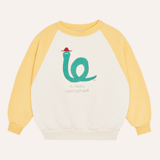 The Campamento The Campamento Gentleman Color Block Sweatshirt | Ecru