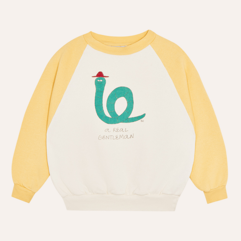 The Campamento The Campamento Gentleman Color Block Sweatshirt | Ecru