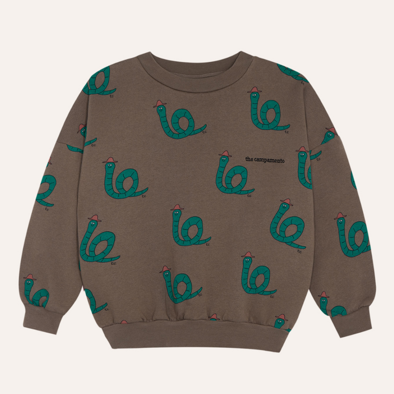 The Campamento The Campamento Sweatshirt Snakes | Brown