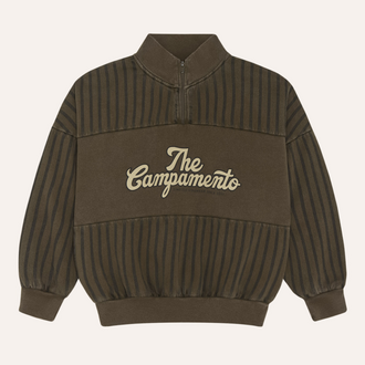 The Campamento The Campamento Sweatshirt Logo Stripes | Green