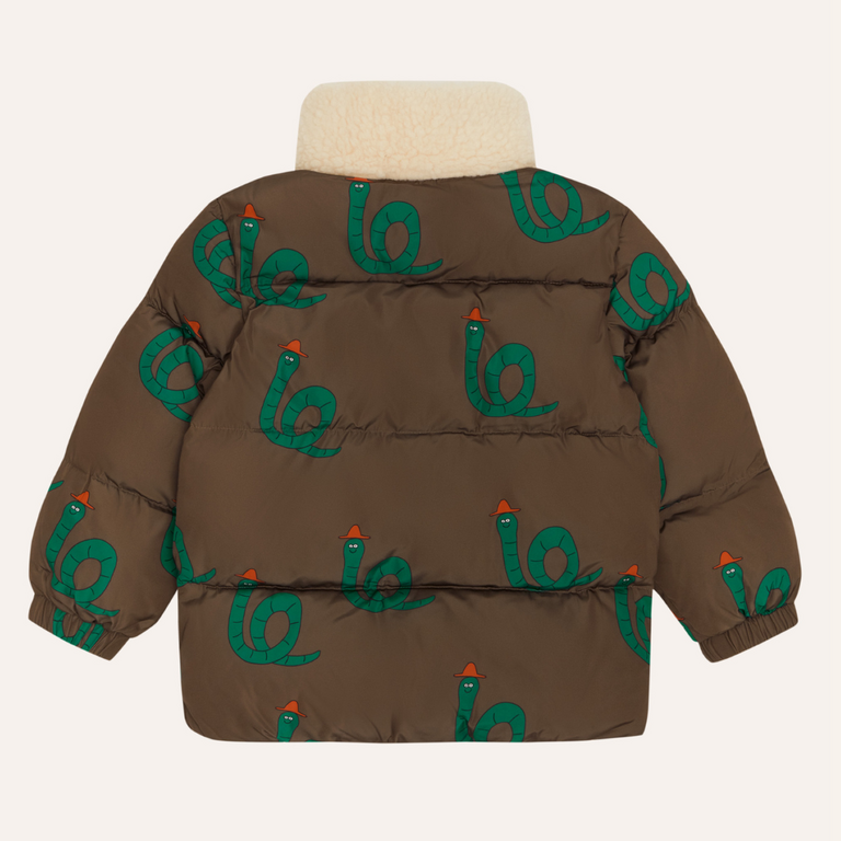 The Campamento The Campamento Snakes Puffer Jacket | Brown