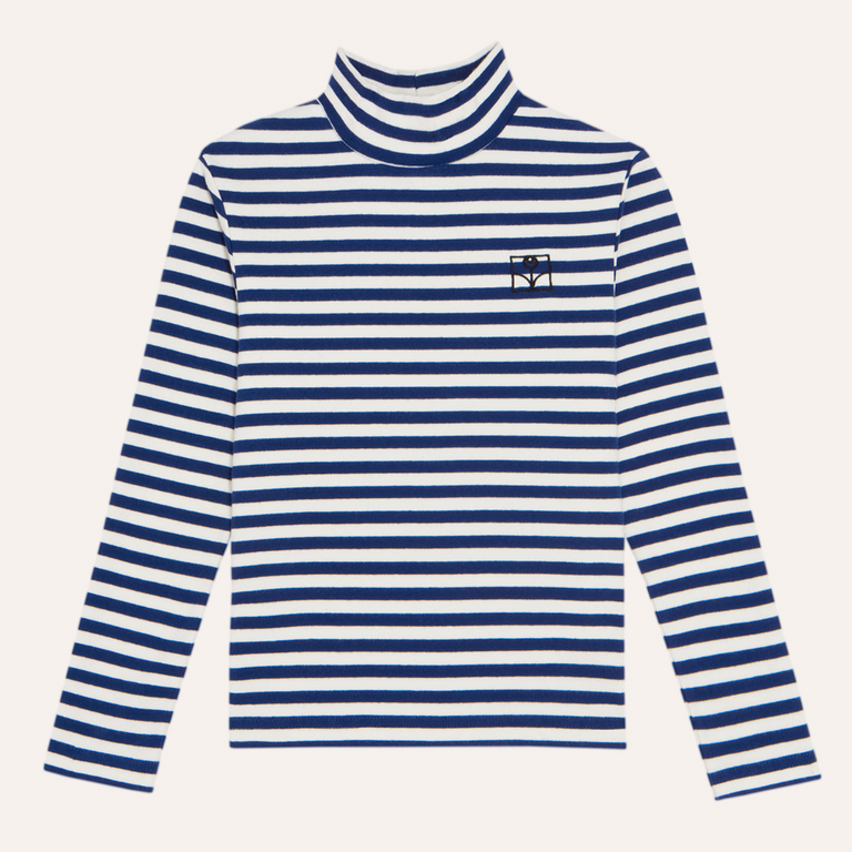 The Campamento The Campamento Stripes Turtle Neck | Blue