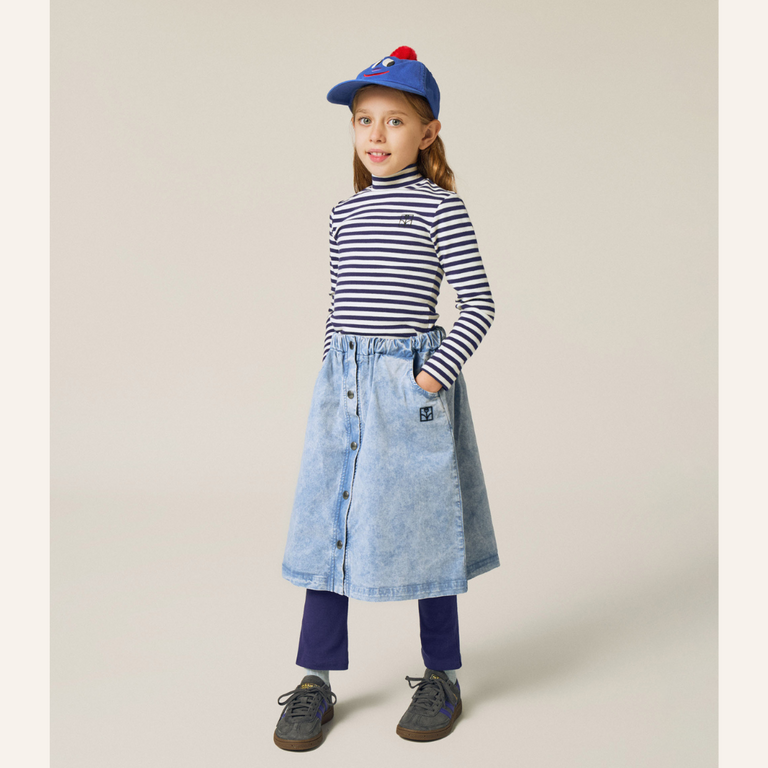 The Campamento The Campamento Stripes Turtle Neck | Blue