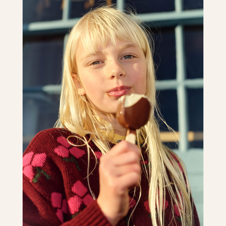 The Campamento The Campamento Flowers Jumper | Burgundy