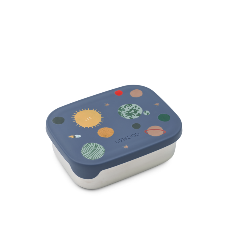 Liewood Liewood Arthur Printed Lunchbox - Universe/Classic Navy