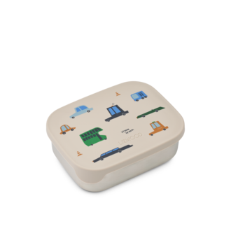 Liewood Liewood Arthur Printed Lunchbox - Cars/Sandy