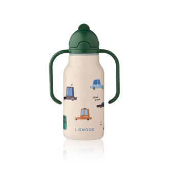 Liewood Liewood Kimmie Water Bottle 250 ml - Cars/Sandy