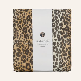 Studio Noos Studio Noos Swaddle Print Medium | Leopard