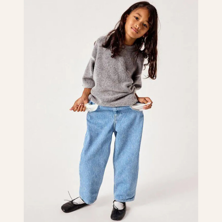 American Vintage American Vintage kids 5 pocket joybird - Autentique stone