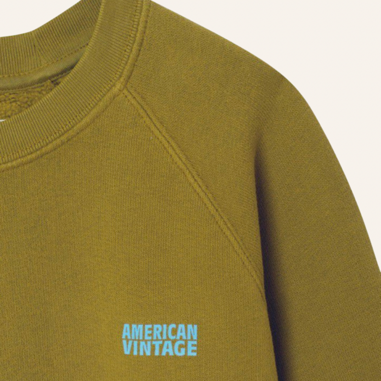 American Vintage American Vintage Kids sweatshirt izubird - Vintage Bamboo