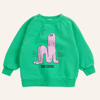 Bobo Choses Bobo Choses Long Pinky Puff Sweatshirt | Baby