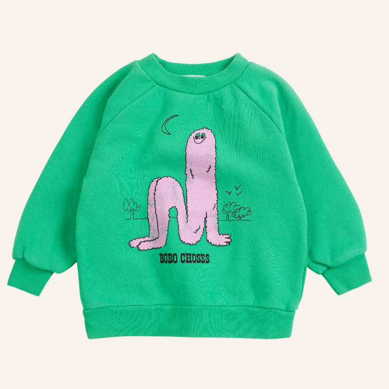 Bobo Choses Bobo Choses Long Pinky Puff Sweatshirt | Baby