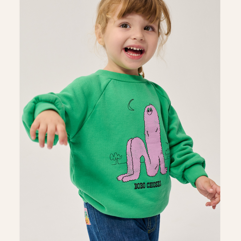 Bobo Choses Bobo Choses Long Pinky Puff Sweatshirt | Baby