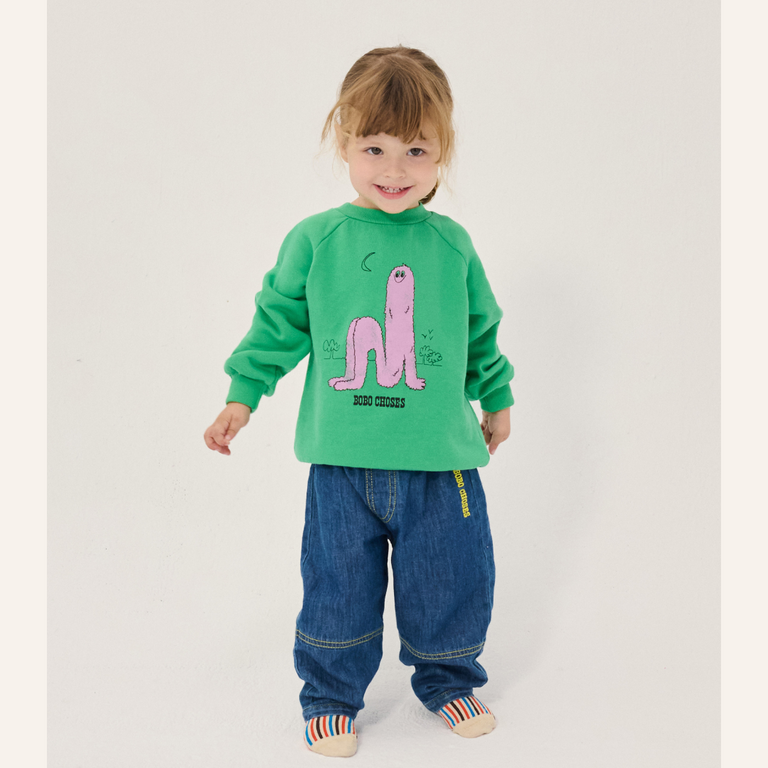 Bobo Choses Bobo Choses Long Pinky Puff Sweatshirt | Baby