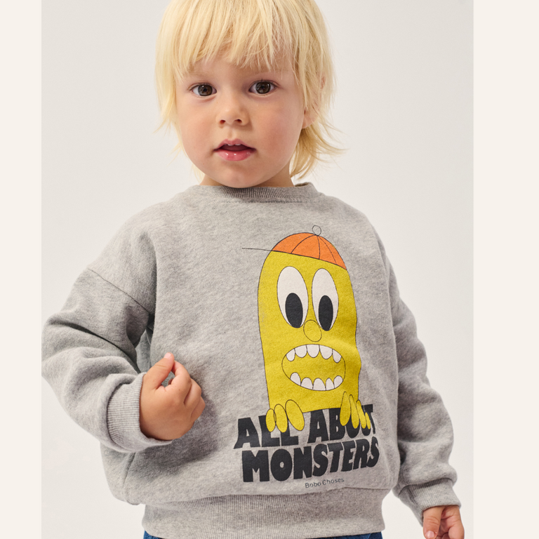 Bobo Choses Bobo Choses Bigtooth Lemon Sweatshirt| Baby