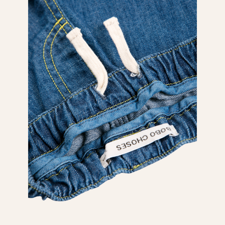 Bobo Choses Bobo Choses Taxi Saurus Tag Denim Pants | Baby