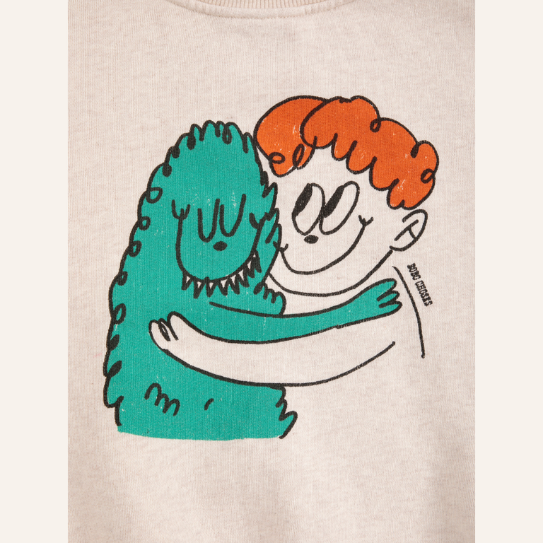 Bobo Choses Bobo Choses Hug Hairy Monster Sweatshirt