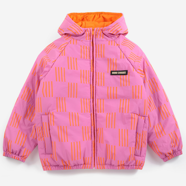 Bobo Choses Bobo Choses | Reversible Anorak Pink
