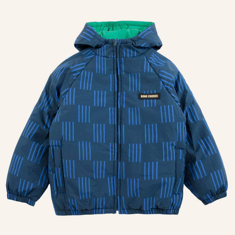 Bobo Choses Bobo Choses | Reversible Anorak Blue
