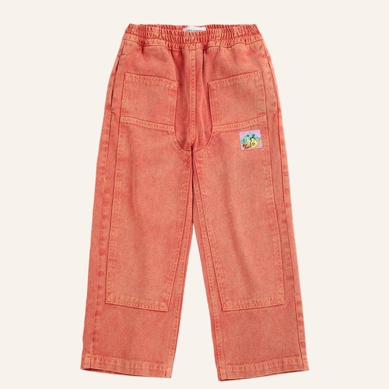 Bobo Choses Bobo Choses Taxi Saurus Tag Twill Pants