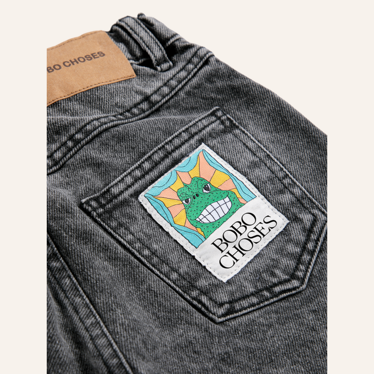 Bobo Choses Bobo Choses Beast Tag Denim Pants