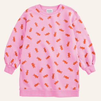 Bobo Choses Bobo Choses Softpaw Monster All Over Sweatshirt Dress