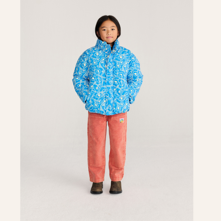 Bobo Choses Bobo Choses Sketchy Flowers All Over Anorak