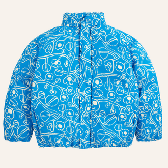 Bobo Choses Bobo Choses Sketchy Flowers All Over Anorak