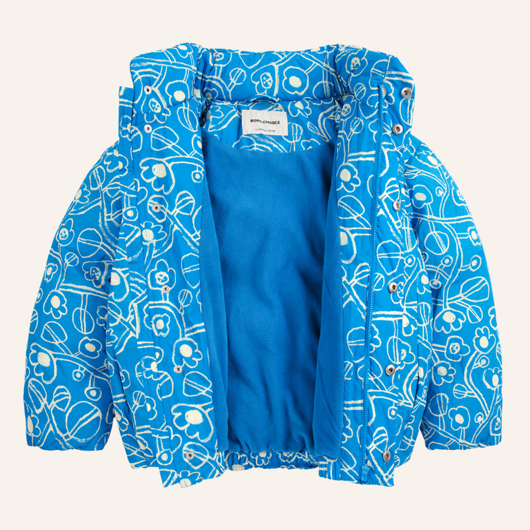 Bobo Choses Bobo Choses Sketchy Flowers All Over Anorak