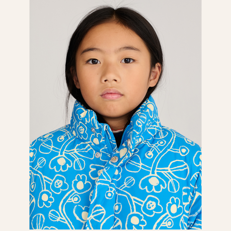 Bobo Choses Bobo Choses Sketchy Flowers All Over Anorak