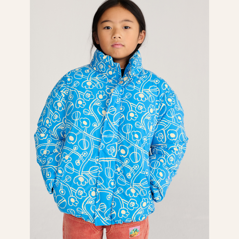 Bobo Choses Bobo Choses Sketchy Flowers All Over Anorak