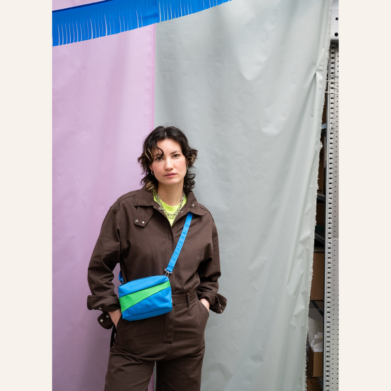 Susan Bijl Susan Bijl - The New Bum Bag | Wave&Greenscreen size S