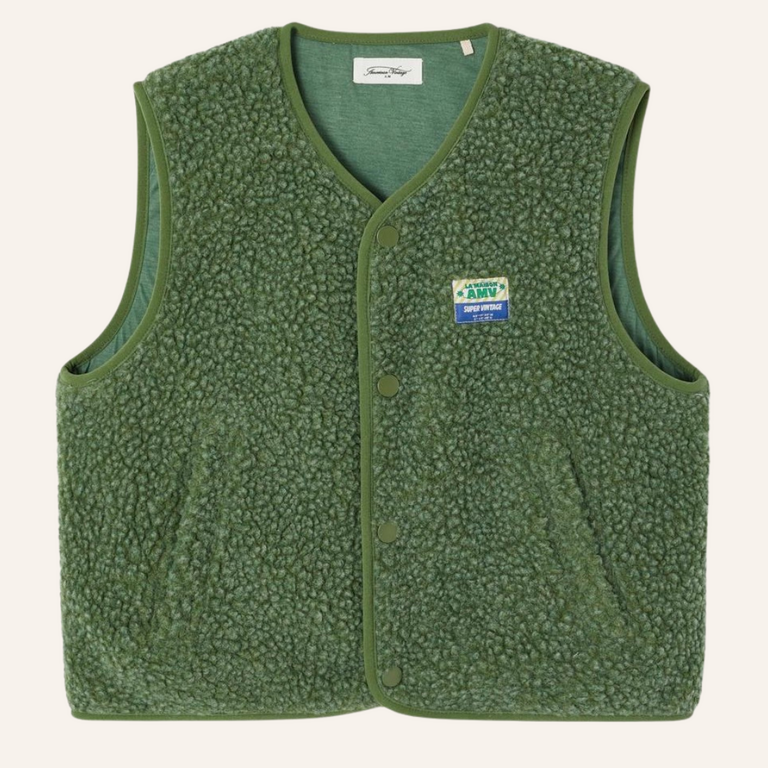 American Vintage American Vintage Hoktown Gilet - Pine forest