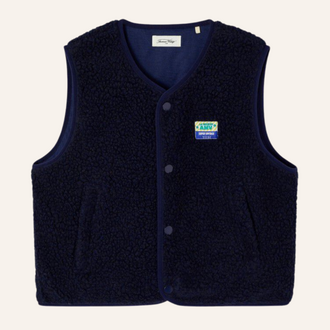 American Vintage American Vintage Hoktown Gilet - Navy